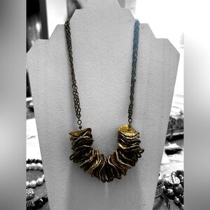 Chico’s metal ring necklace